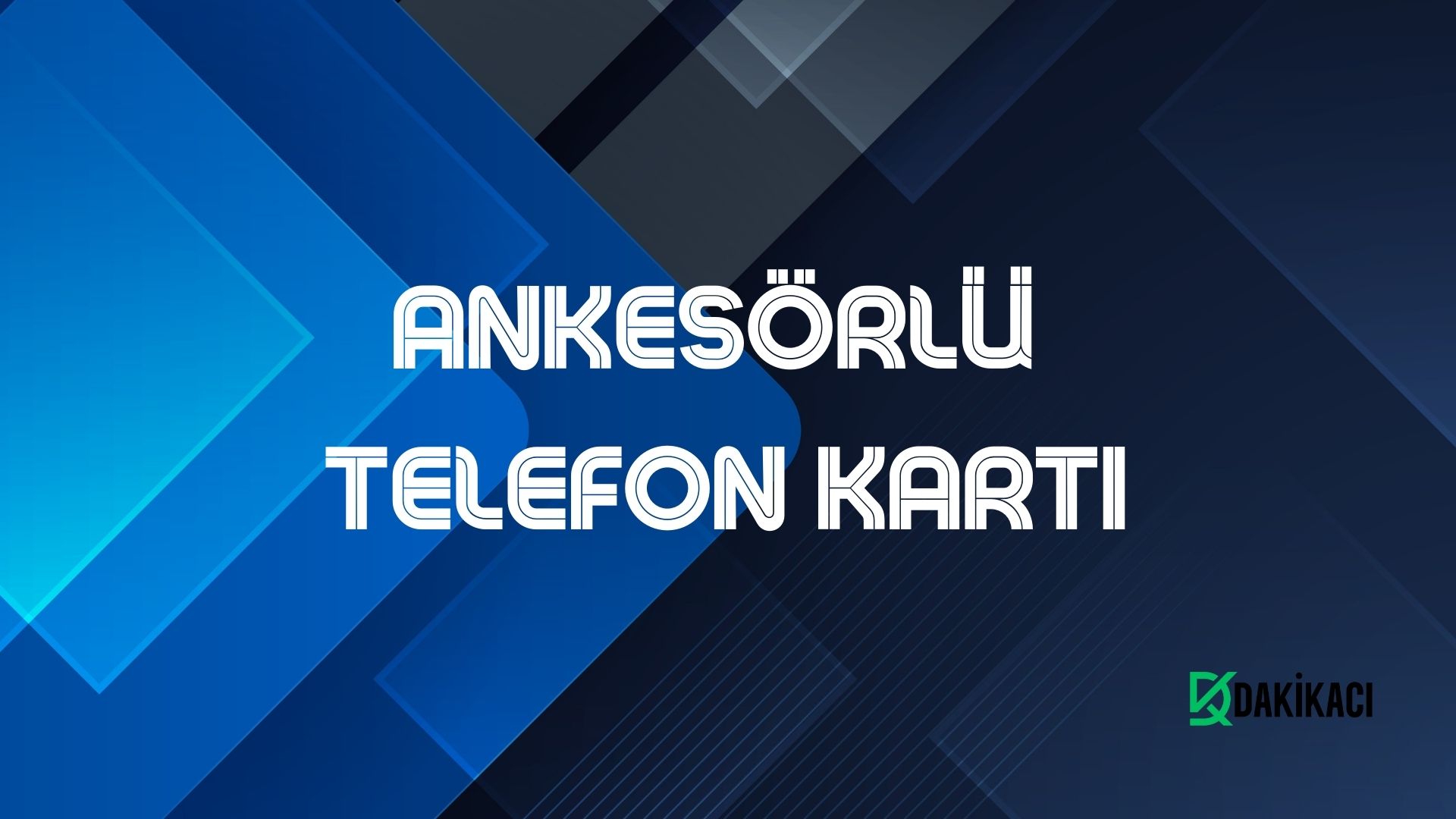 Ankesörlü Telefon Kartı Görseli